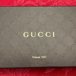 Beautiful Gucci Box - Wallet Size- Brown - Wallet Not Included!